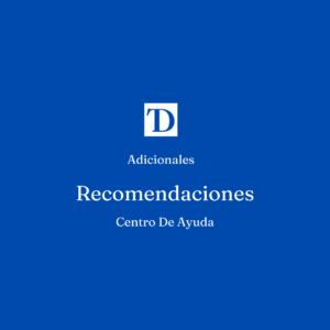 Recomendaciones